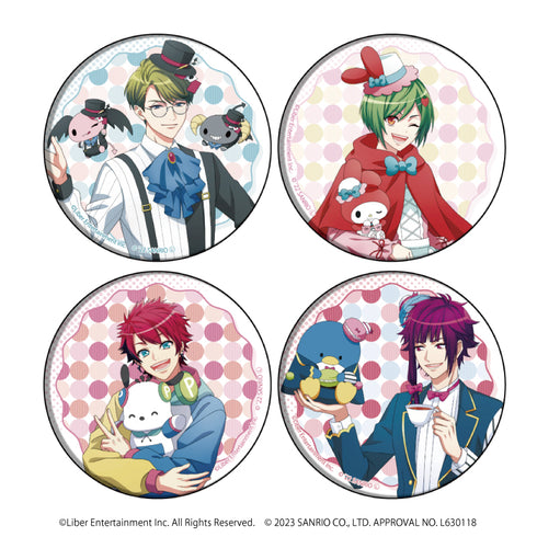 『A3!×Sanrio Characters』缶バッジ4個セット 01/ドットデザイン(描き下ろし)